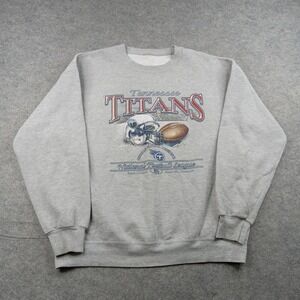 Tennessee Titans Sweatshirt Mens Large Sweater NFL Football Crewneck Graphic Vtg